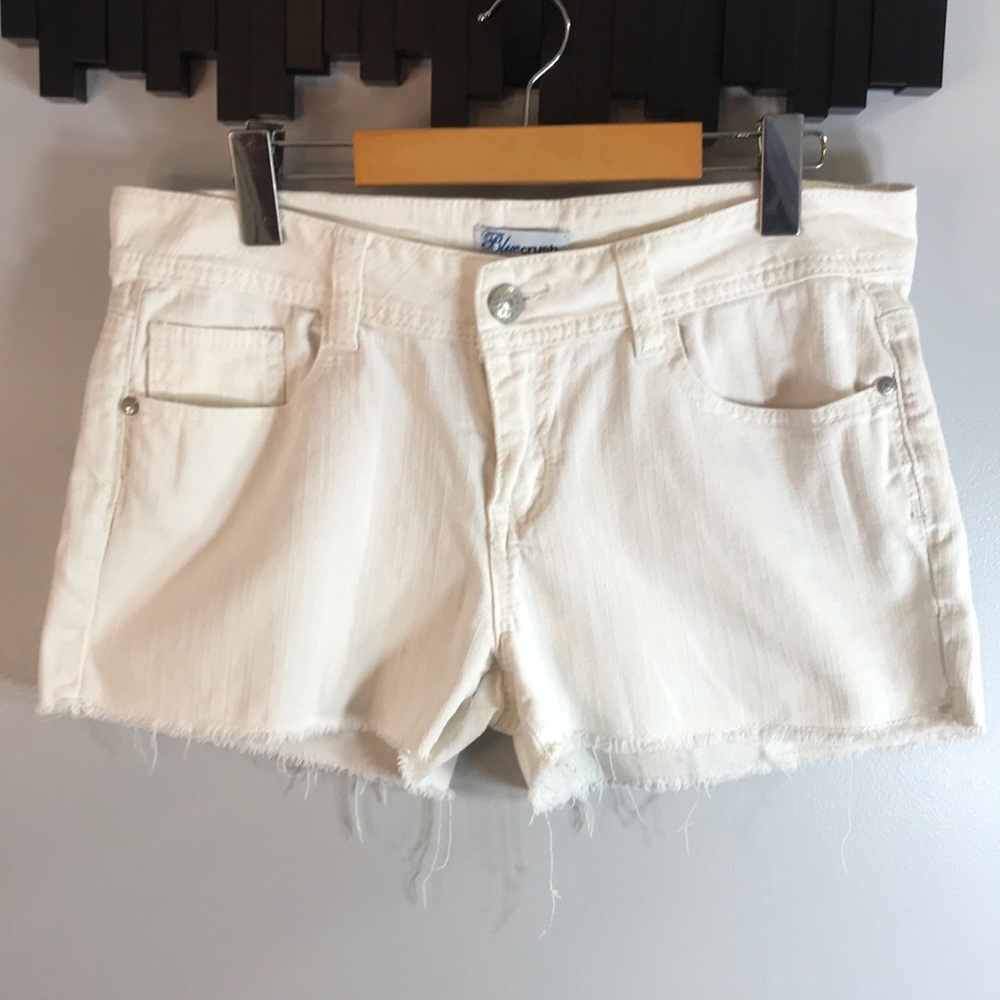 Bluecrush White Denim Shorts Size 11